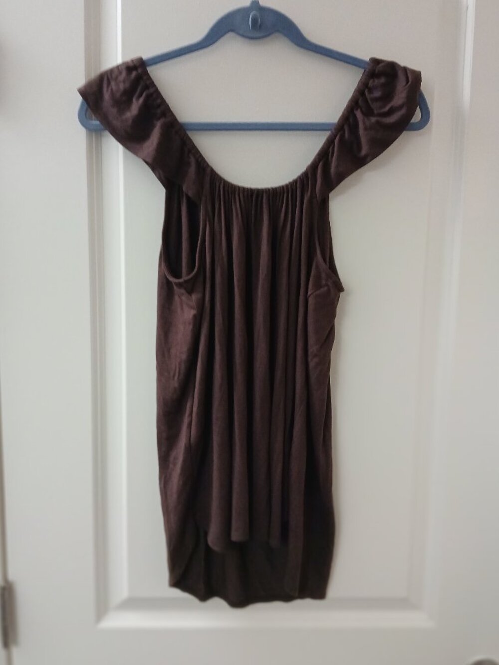 BCBGeneration Women's Ruffled Cap Sleeve Tunic Top